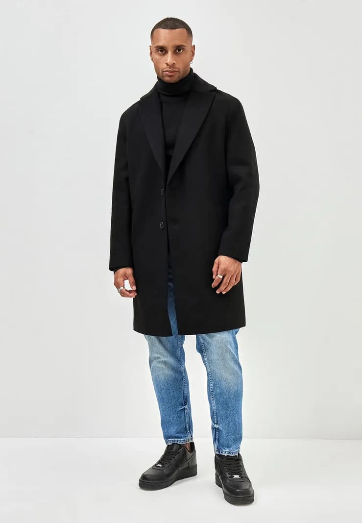 Torae Black Пальто однобортное — фото 2