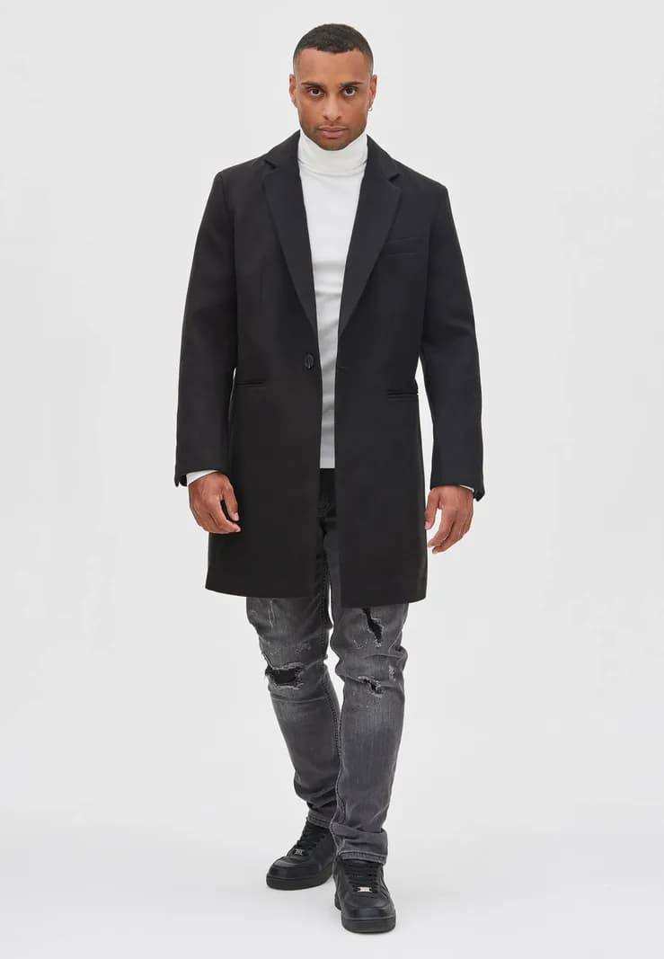 Torae Black Пальто однобортное — фото 2